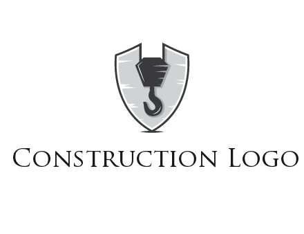 crane hook in shield