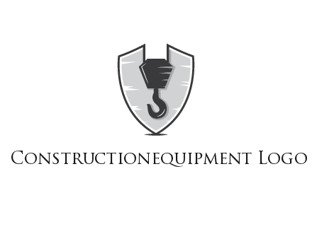 crane hook in shield