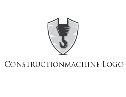 crane hook in shield