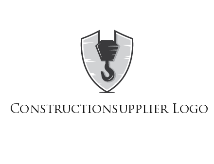 crane hook in shield