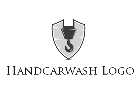 crane hook in shield