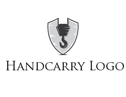 crane hook in shield