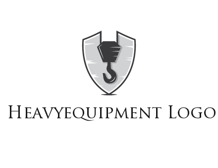crane hook in shield