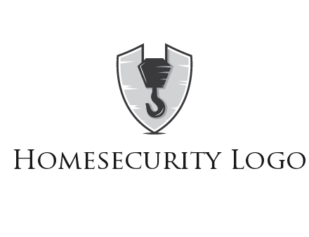 crane hook in shield