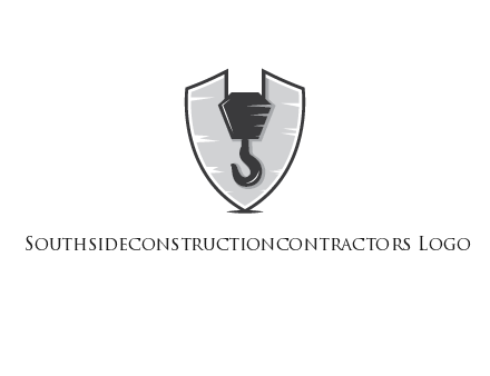 crane hook in shield