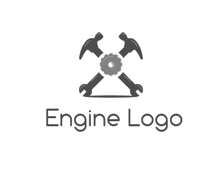 gear with hammers and wrenches