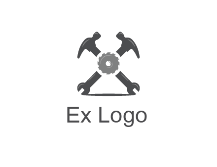 gear with hammers and wrenches