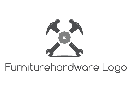 gear with hammers and wrenches