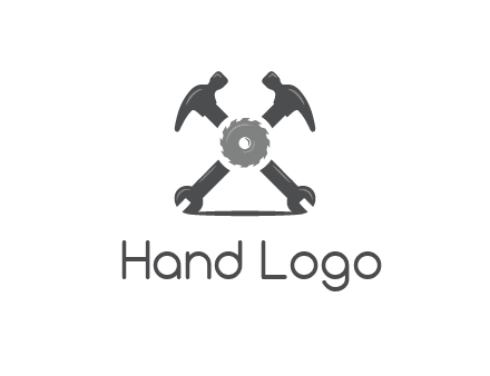 gear with hammers and wrenches