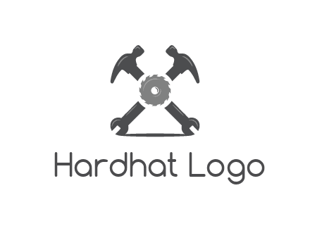 gear with hammers and wrenches