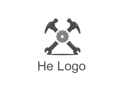 gear with hammers and wrenches