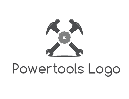 gear with hammers and wrenches