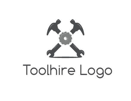 gear with hammers and wrenches