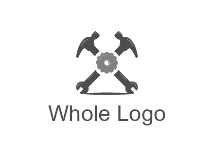 gear with hammers and wrenches