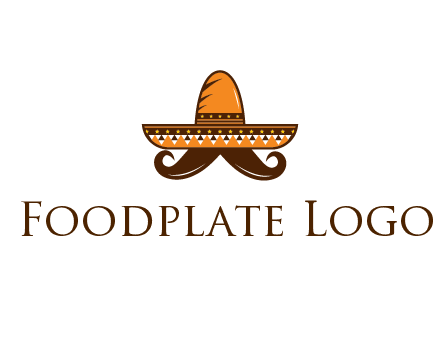 Mexican hat with big moustache