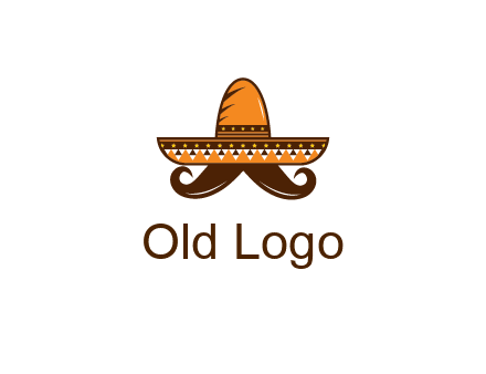 Mexican hat with big moustache