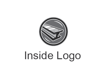 iron frame in circle