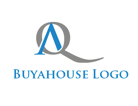 letter A joined with letter Q