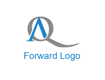 letter A joined with letter Q