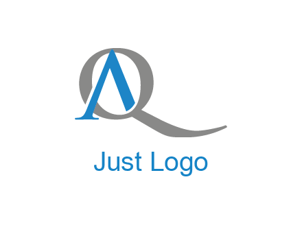 letter A joined with letter Q