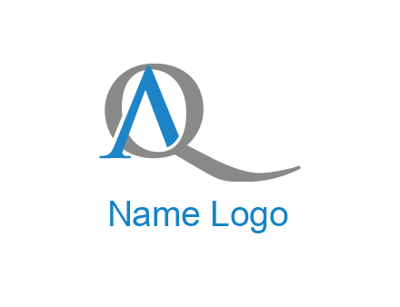 letter A joined with letter Q