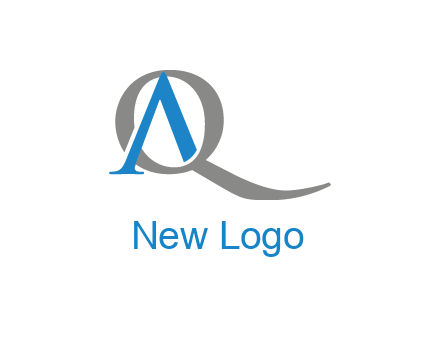 letter A joined with letter Q