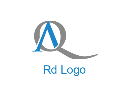 letter A joined with letter Q
