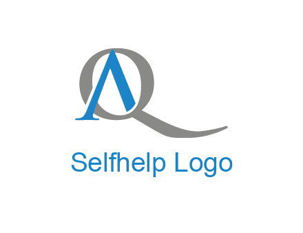 letter A joined with letter Q