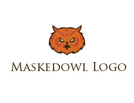 angry looking owl face