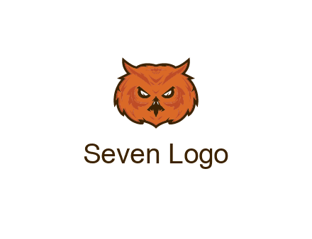 angry looking owl face