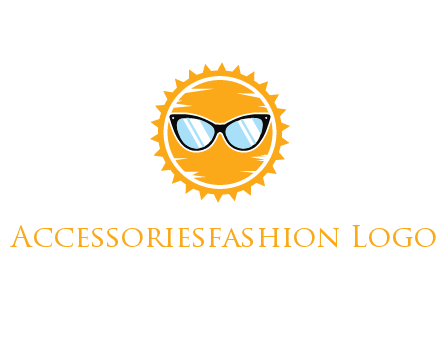 sun wearing sunglasses