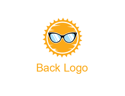 sun wearing sunglasses