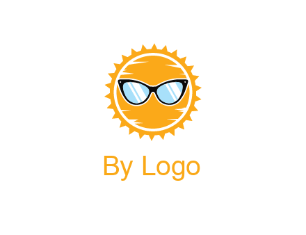 sun wearing sunglasses