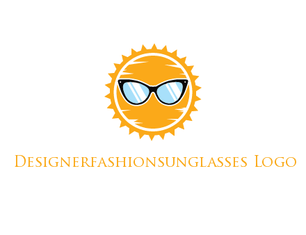 sun wearing sunglasses