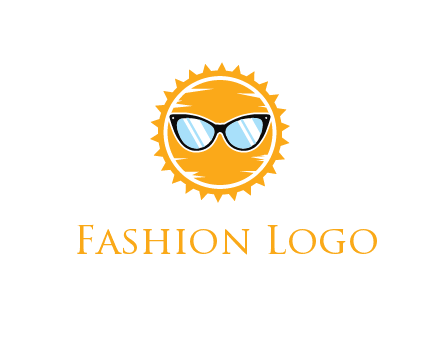sun wearing sunglasses