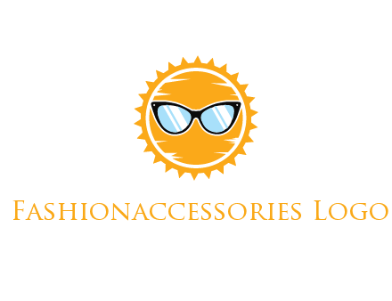 sun wearing sunglasses