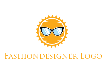 sun wearing sunglasses