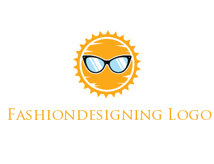 sun wearing sunglasses
