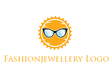 sun wearing sunglasses
