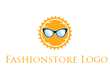 sun wearing sunglasses