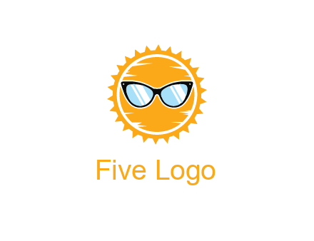 sun wearing sunglasses