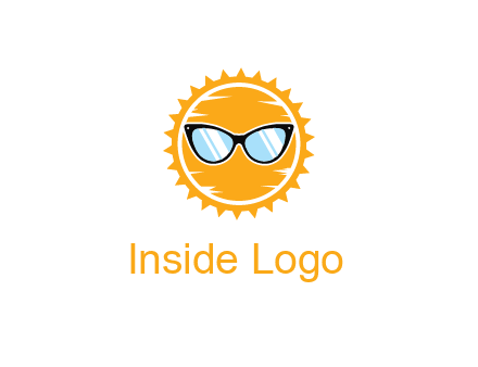sun wearing sunglasses