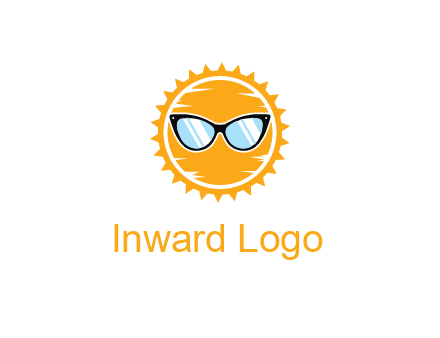 sun wearing sunglasses