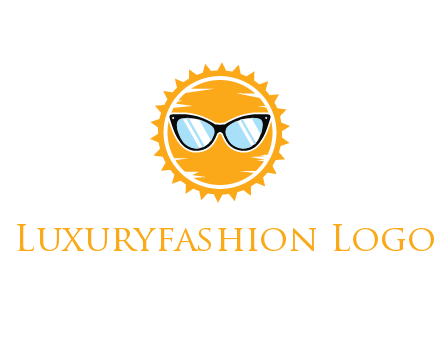 sun wearing sunglasses