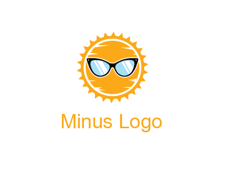 sun wearing sunglasses