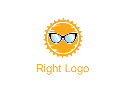 sun wearing sunglasses