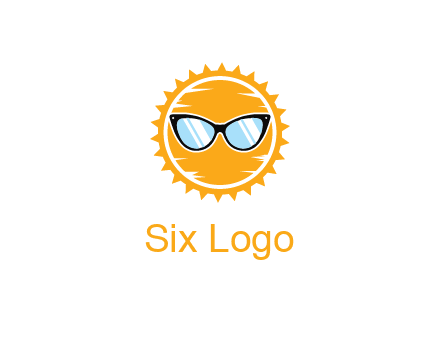 sun wearing sunglasses