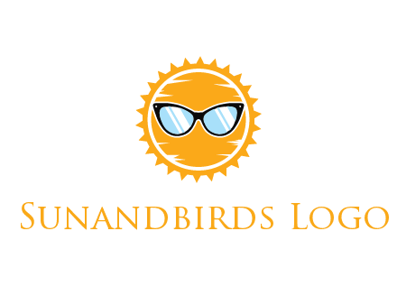 sun wearing sunglasses