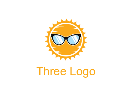 sun wearing sunglasses