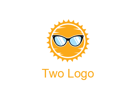 sun wearing sunglasses